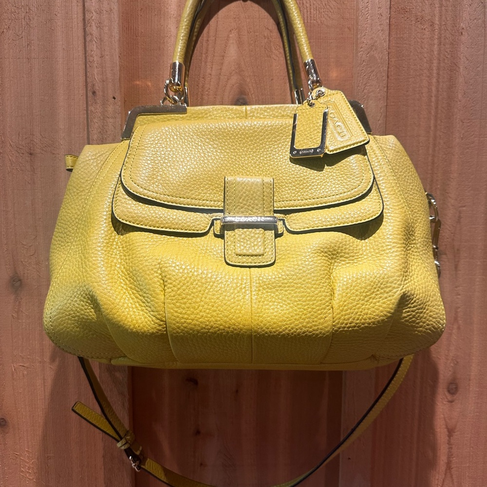 Coach Madison Kiwi Lilly Satchel
